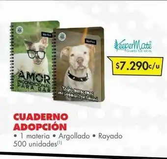 Metro Cuadernos adopción keepermate oferta