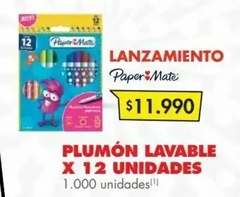 Metro Plumón lavable x 12 unidades oferta