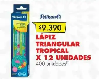 Metro Lápiz triangular tropical x 1 unidades oferta