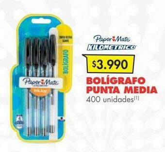 Metro Bolígrafo punta media oferta