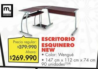 Metro Escritorio esquinero new oferta
