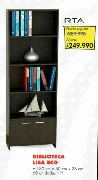 Metro Biblioteca lisa eco oferta
