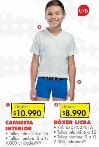 Metro Camiseta interior oferta