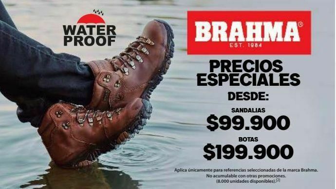 Promociones best sale botas brahma