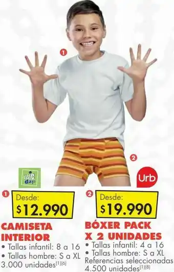 Metro Boxer pack x 2 unidades oferta