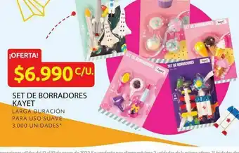 Ara Set de borradores oferta