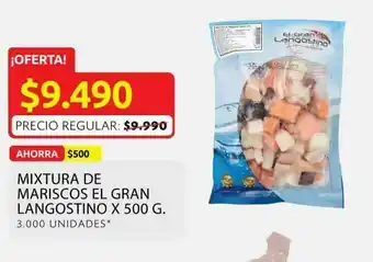 Ara Mixtura de mariscos el gran langostino oferta
