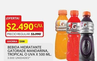 Ara Bebida isotónica gatorade oferta