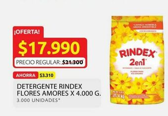 Ara Detergente en polvo rindex oferta