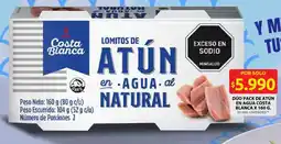 Ara Dúo pack de atún en agua costa blanca oferta