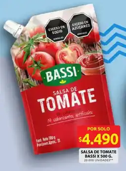 Ara Salsa de tomate bassi oferta