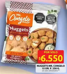 Ara Mr. Congelo nuggets oferta