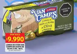 Ara Van Camp’s lomos de atún en aceite de oliva natural oferta