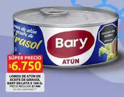 Ara Bary atún en aceite girasol oferta