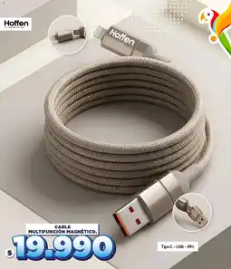 Ara Hoffen cable multifunción magnético oferta