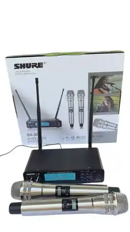 Falabella Microfono Inalambrico Sh500 Doble KSM8 UHF oferta