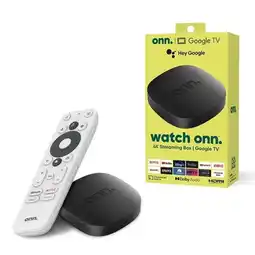 Falabella Android TV Box Tipo Watch Onn 4k Negro Control Remoto oferta