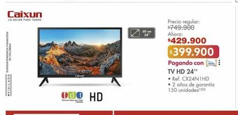 Metro Tv hd 24" oferta