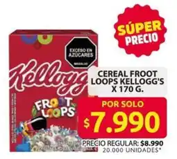 Ara Kellogg's Froot Loops cereal oferta