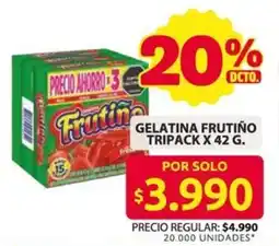Ara Frutiño gelatina tripack oferta