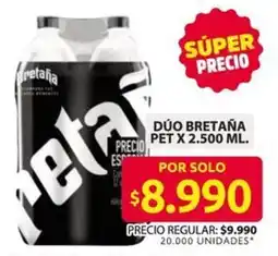 Ara PET dúo bretaña oferta