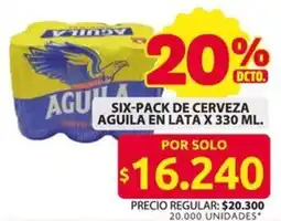 Ara Aguila cerveza oferta