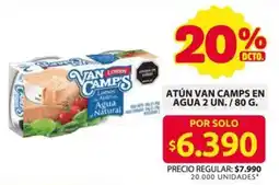 Ara Van Camp's atun en agua oferta