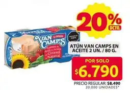 Ara Van Camp's atun en aceite oferta