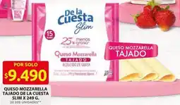 Ara De La Cuesta Slim queso mozzarella tajado oferta