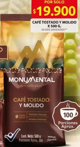 Ara Monumental café tostado y molido oferta