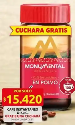 Ara Monumental café instantáneo oferta
