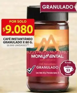 Ara Monumental café instantáneo granulado oferta