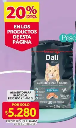 Ara Dalí alimento para gatos pescado oferta