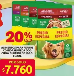 Ara Dog Chow alimentos para perros comida humeda oferta