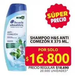 Ara Head & Shoulders anti-comezon oferta