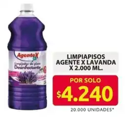 Ara AgenteX limpiapisos lavanda oferta