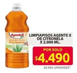 Ara Agente X limpiapisos de citronela oferta