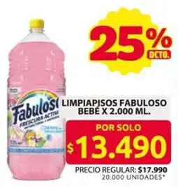 Ara Fabuloso limpiapisos bebé oferta