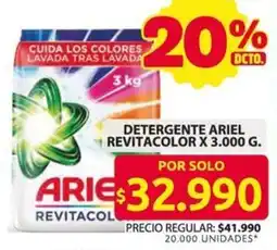 Ara Ariel revitacolor detergente oferta