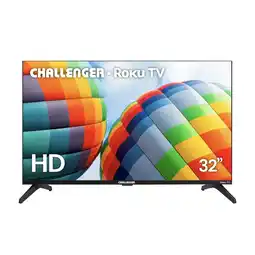 Alkomprar TV CHALLENGER 32 Pulgadas 80 cm 32CR10 T2 HD LED Smart TV Roku oferta