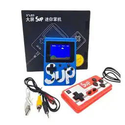 Falabella Mini Consola Sup 400 Juegos en 1 + Control Azul oferta