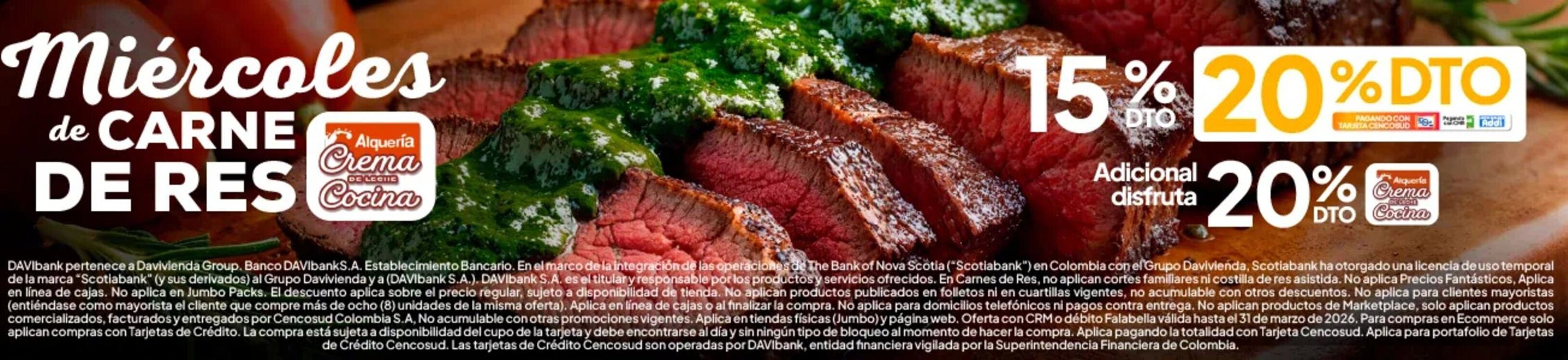 Jumbo Carne de res oferta