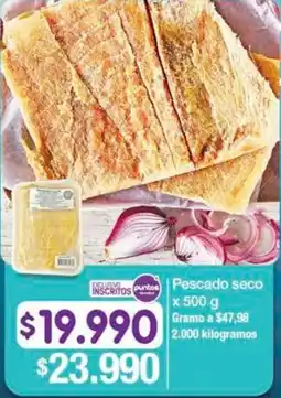 Jumbo Pescado seco oferta