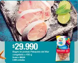 Jumbo Bagre en postas Pesquera del Mar congelado oferta