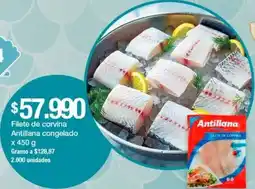 Jumbo Filete de corvina Antillana congelado oferta