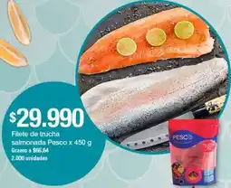 Jumbo Filete de trucha salmonada Pesco oferta