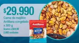 Jumbo Antillana care de mejillon congelado oferta