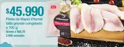 Jumbo Vitamar filete de tilapia talla grande congelado oferta