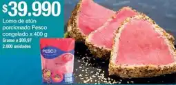 Jumbo Lomo de atún porcionado pesco congelado oferta