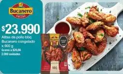 Jumbo Alitas de pollo bbq Bucanero congelado oferta